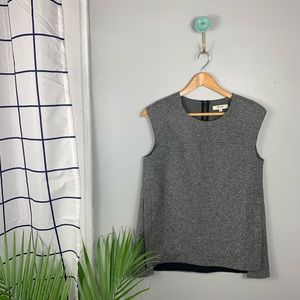 Madewell Side Zip Sweater Tank,  Great condition.